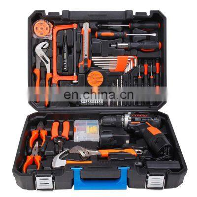 Power tool screwdriver hand tool set lithium battery hand electric drill