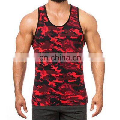 Bodybuilding Cotton Vest Fabric Men OEM Custom Gym Sports Tank Top Custom photo-4