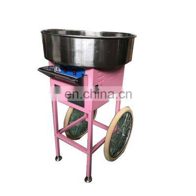 New Commercial Electric Cotton Candy Machine/Candy Floss Maker Pink with Cart