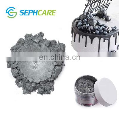 Sephcare food grade ingredients metallic gold luster dust cake edible glitter for bakery food additive