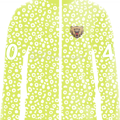 Custom Sublimation Jacket With White Zipper Design for You