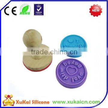 FDA silicone CHRISTMAS cookies stamp silicone biscuit stamp