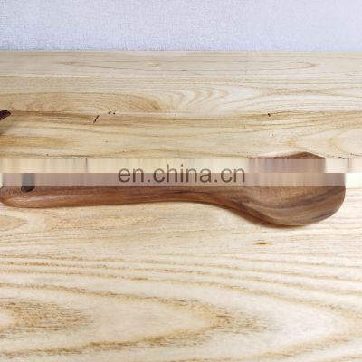 Wholesale round wooden spoon cheap price cooking wooden spoon rice spoon reusable