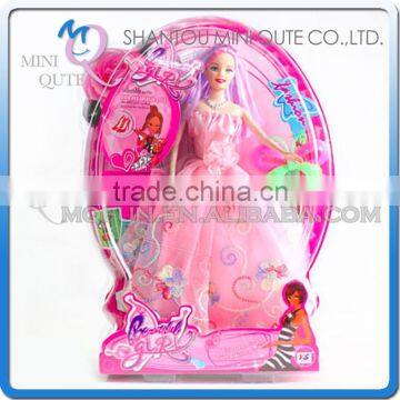 Mini Qute 36 cm kawaii beautiful American Latex kid fashion Plastic doll model educational toy with accessories NO.YS2012-1C