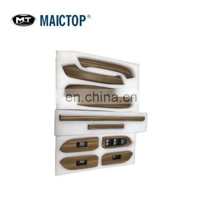 MAICTOP car accessories car interior wooden decorate door moulding for landcruiser prado 2018 fj150 good quality