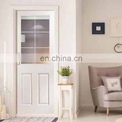 White Painted Internal Bedroom Bathroom New Solid Door Design Modern Sale Frosted Glass Door photo-5
