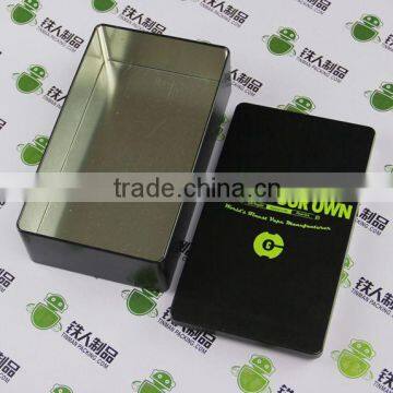 smoke tin case, tinplate box, tin case, money tin can