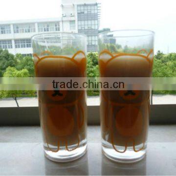 factory straight glass cup for drinking