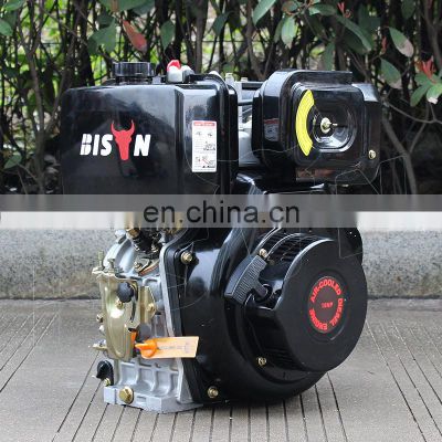 Bison China Air Cooled Single Cylinder 188Fb 11Hp Ohv Small Diesel Engine Electric Start