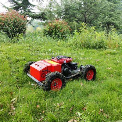 r/c lawn mower, China track mower price, rechargeable brush cutter for sale