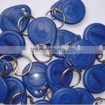 custom waterproof blue plastic rfid key Fobs