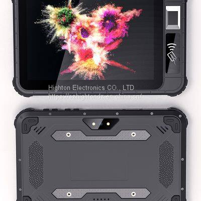 2022 HIDON New Model Front NFC Multi Functions Android Rugged Tablet With 1D 2D Barcode Front Fingerprint UHF RFID photo-2