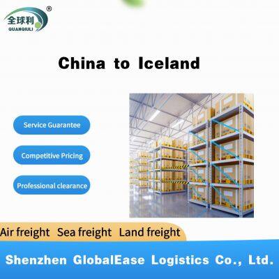 Iceland dedicated line air freight, sea freight, land freight, small packages, DDP, general goods, sensitive goods