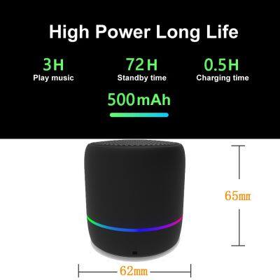 2022 Hot 300mah Portable Bluetooth Speaker Mini Powerful Speaker for Outside Office Using photo-4