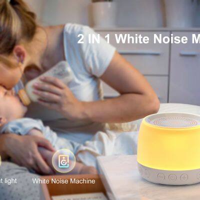 5 Auto off Timer 7 Colors Nursery Night Light for Baby Sleep Sounds 2 in 1 White Noise Machine photo-5