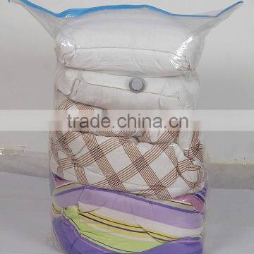 Plastic Vacuum Storage Cube Bags For Bedding Saving 75% More Space