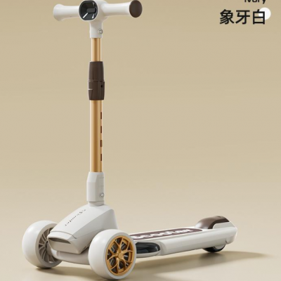 Large Children's Scooter, 3-8-12 Year Old Male and Female Children's Scooter, Music and Lighting Foldable Scooter（Wechat:13510231336） photo-2