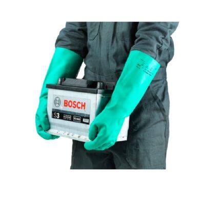 Verst?rkte nitrilhaltige chemikalienbest?ndige Handschuhe k?nnen wiederverwendet werden
