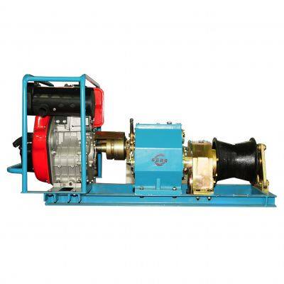 8T Shaft-Drive Diesel Motorized Grinder Winch - Heavy-Duty and Efficient