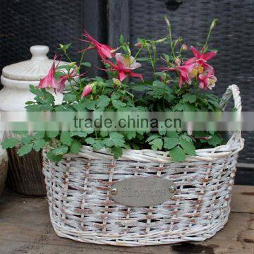 American country style fruit wicker flower basket