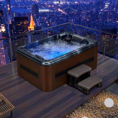 Multiple Person Rectangular Massage Bathtub Home-use Independent Massage Surfing photo-5