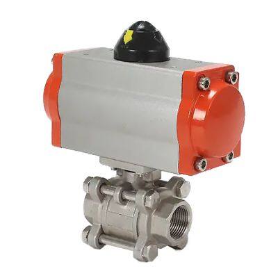 High Quality Pneumatischer Innengewinde-Kugelhahn photo-3
