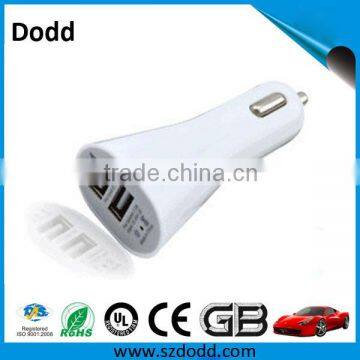 2 USB Car Charger LED Cigarette Lighter 5V 2A USB Car Charger For IPhone/Samsung photo-4