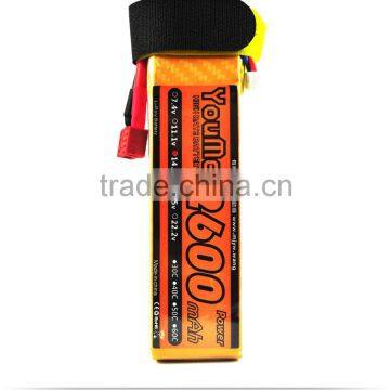 High discharge rate 35c RC lipo battery 2600mAh 14.8V for RC toy