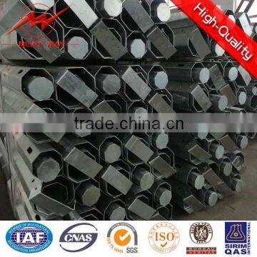 high coltage 35kv cross arms Steel Pole for transmission