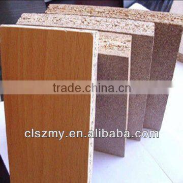 plain particle board with melamine veneer laminated