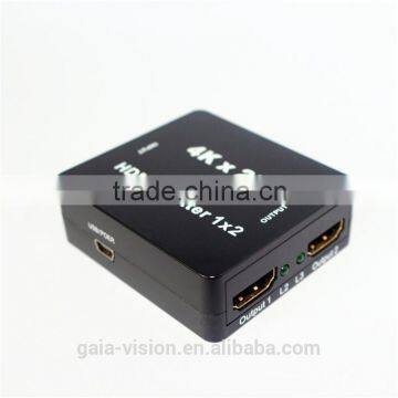 Melhor MINI Splitter hdmi 1x2 com 1080 1.4 v P