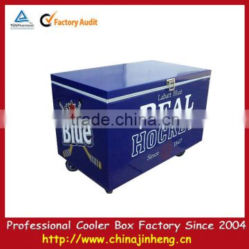 Metal insulated cooler box