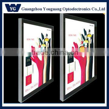 led slim snap frame light box, magnetic photo frame, photo-frame with led light inside