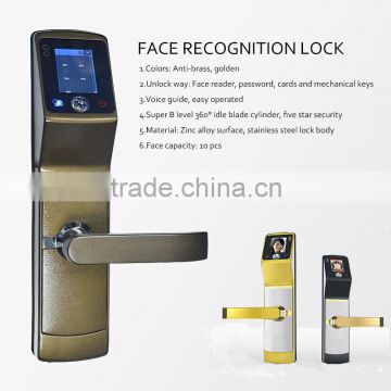 Zinc Alloy digital biometric keyless digital smart face recognition lock