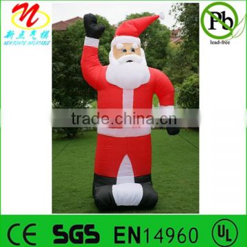 Outdoor inflatable Santa in Christmas decoration supplies