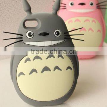 Fashion 3D Totoro Case For iPhone 5s ,for iPhone 5s Silicone Phone Cases