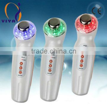 LW014 Popular 7 color photon led skin rejuvenation ultasonic machine