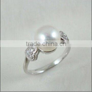 925 Silver Jewelry Fresh Water Pearl Ring