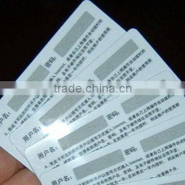 scratch off label (hologram scratch off label,foil scratch off label )