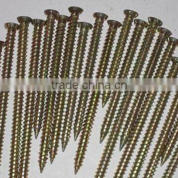 Full Thread Yellow Zinc Window Screw/concrete Screw Supplier XL-B21