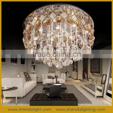 New Design big luxury Led Modern crystal Ceiling Lamp for hotel