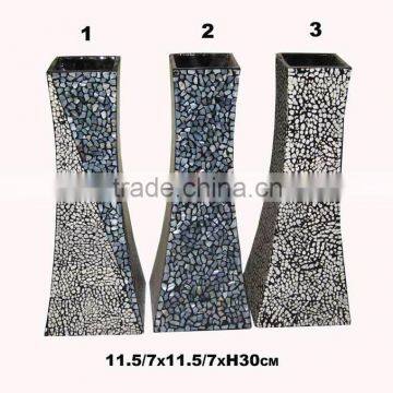 An unique design: A beautiful triple Vietnam lacquer vase