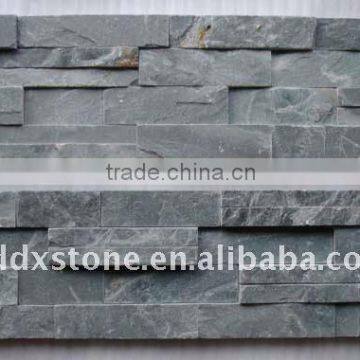 black slate culture stones wall cladding