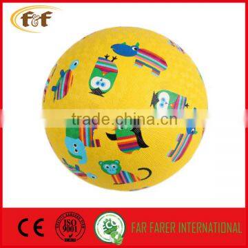 Hot selling modern high quality rubber playground ball,cheap rubber ball