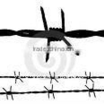 electro galvanized barbed wire (IOS9001)