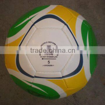 Designed PVC Soccer Ball Hand Sewn