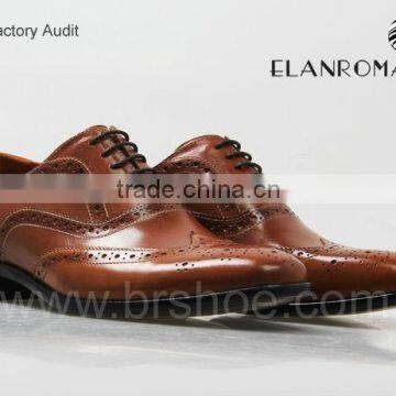 Hot-sale Brogue Leather Lace up Shoe Men Dress Shoes With Custom Logo Quality Choice photo-4