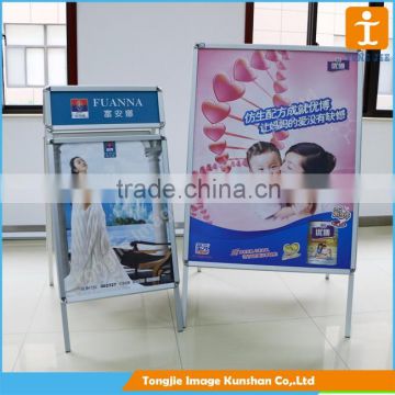 Custom metal A frame poster stand from China