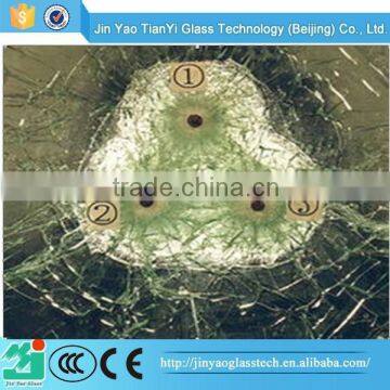 New pattern outdoor bullet proof glass price