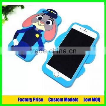 Zootopia Judy silicone cellular phone case handphone case handset case for iphone 6plus